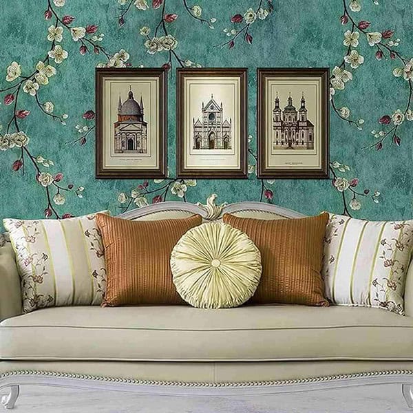 ANNA CREATIONS Self Adhesive Decorative Waterproof Floral Wallpaper2 - LXINDIA.COM