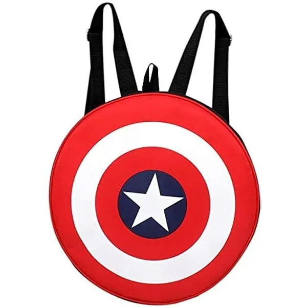 AUXTER Red Polyester Avenger Captain America Shield Bag - LXINDIA.COM