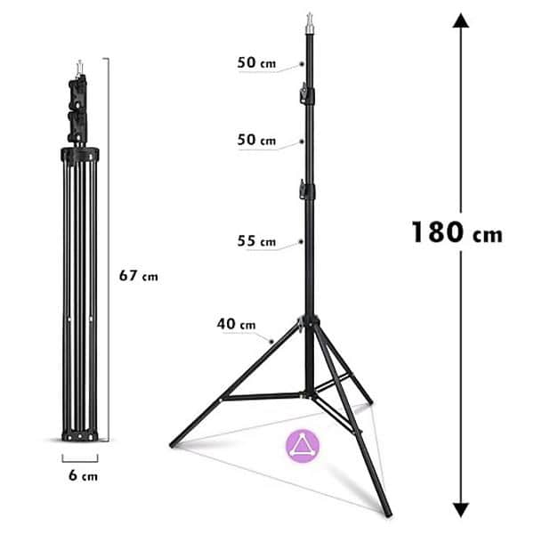 Addmax Iron Tripod Stand with Mobile Phone Holder1 - LXINDIA.COM