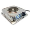 Airex 1250W Stainless Steel Electric Heater G Coil Stove Induction Cooktop Silver - LXINDIA.COM