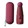 Alexvyan Wine Red Mini Umbrella with Case Manual Open - LXINDIA.COM