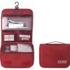 Anayo Hanging Travel Toiletry Bag Maroon - LXINDIA.COM