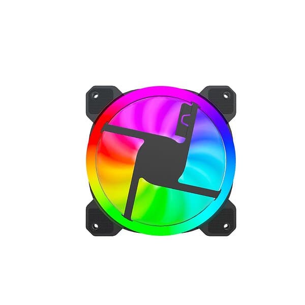 Ant Esports Superflow V2 A RGB Case Fan Black B - LXINDIA.COM