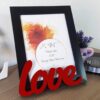 Art Street Love Table Photo Frame red and Black - LXINDIA.COM