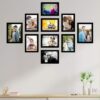 Art Street Rectangular Photo Frame For Wall Set Of 10 Black - LXINDIA.COM