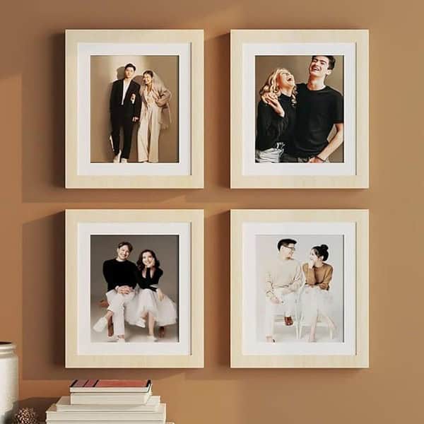 Art Street Set of 4 Individual Beige Wall Photo Frames 8x10 inches Beige - LXINDIA.COM