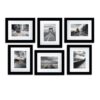 Art Street Wall Photo Frame Set of 6 Black - LXINDIA.COM