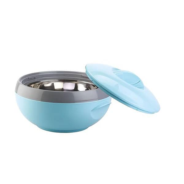 Asian Venus Inner Steel Casserole 2500 ml Blue 3 - LXINDIA.COM