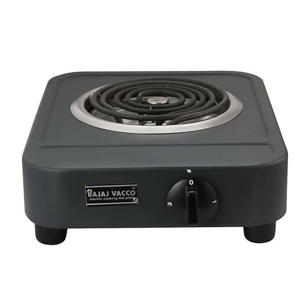 BAJAJ VACCO Electric Coil Hot Plate 2000 Watt PC with Regulator black1 - LXINDIA.COM