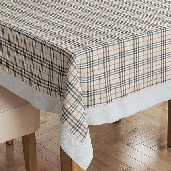 BIANCA Vinyl PVC Dining Table Cover Easy to Clean Table Cloth1 - LXINDIA.COM