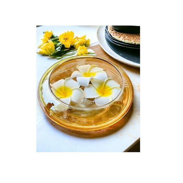 BS AMOR Flower Round Shape Glass Vase A - LXINDIA.COM