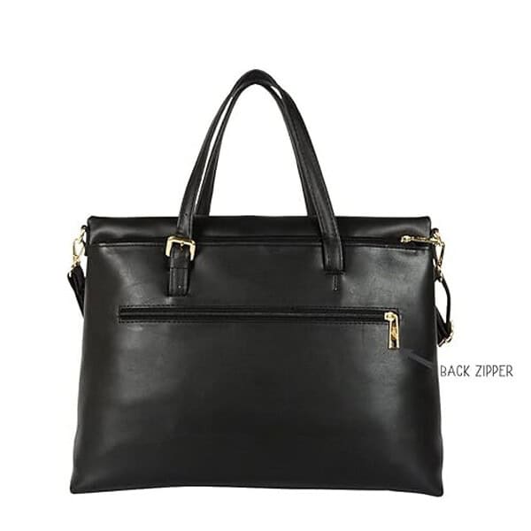 Baggit Womens Satchel Handbag Large Black1 - LXINDIA.COM