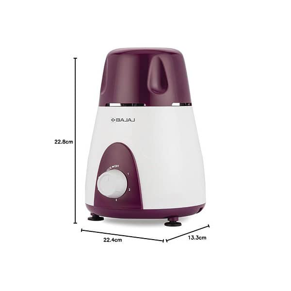 Bajaj Rex Mixer Grinder 500WPurple A - LXINDIA.COM