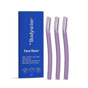 Be Bodywise Reusable Face Razor For Women Pack of 3 - LXINDIA.COM