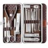 Beaute Secrets Essentials 18 Pieces Manicure Kit Tools for Feet Brown - LXINDIA.COM