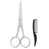 Beaute Secrets Grooming Scissor For Men and Women Silver - LXINDIA.COM