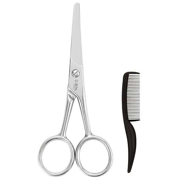 Beaute Secrets Grooming Scissor For Men and Women Silver - LXINDIA.COM