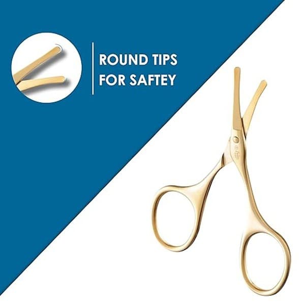 Beaute Secrets Grooming Scissors Gold1 - LXINDIA.COM