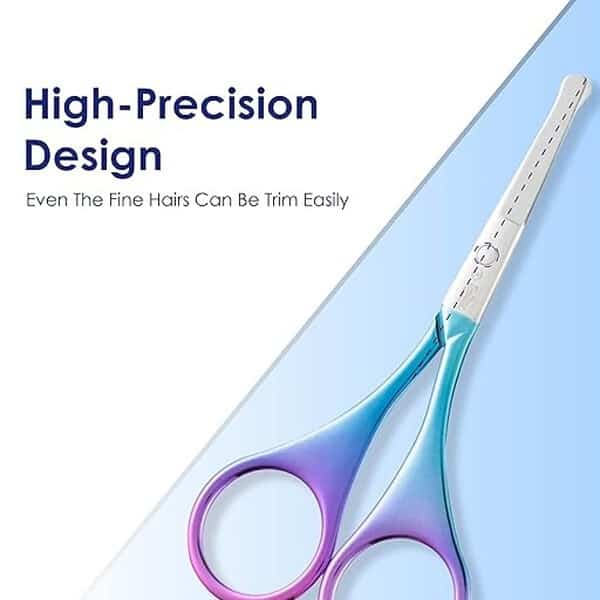 Beaute Secrets Luxury Scissors for Grooming Blue2 - LXINDIA.COM