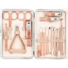 Beaute Secrets Manicure Kit pedicure tools Rose Gold - LXINDIA.COM