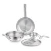 Bergner Tripro TriPly Stainless Steel 4 Pcs Cookware Set - LXINDIA.COM