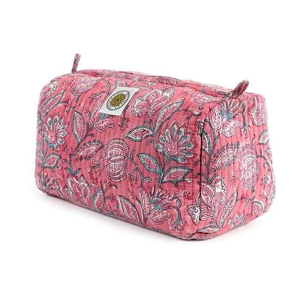 Block N Styles Travel Hanging Toiletry Bag Pouch Dopp Kit Pink1 - LXINDIA.COM