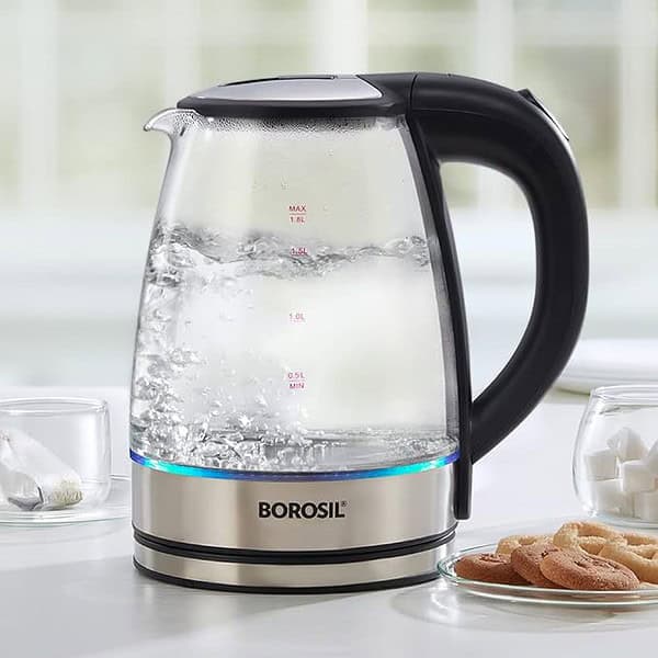 Borosil Borosilicate Glass Electric Kettle - LXINDIA.COM