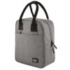 Bulfyss Insulated Nylon Lunch Bag Grey 7 Litre - LXINDIA.COM