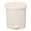 CELLO Classic Plastic Pedal Bin 6 Liters Ivory - LXINDIA.COM