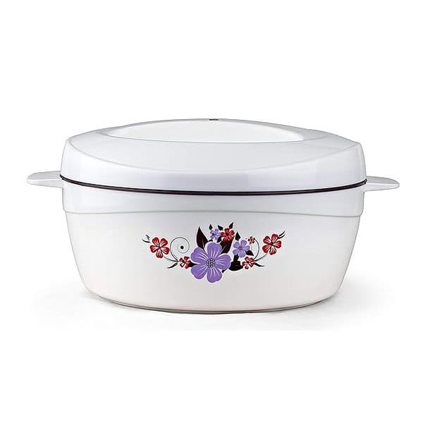 CELLO Roti Plus Insulated Casserole 2000ml White and Brown - LXINDIA.COM