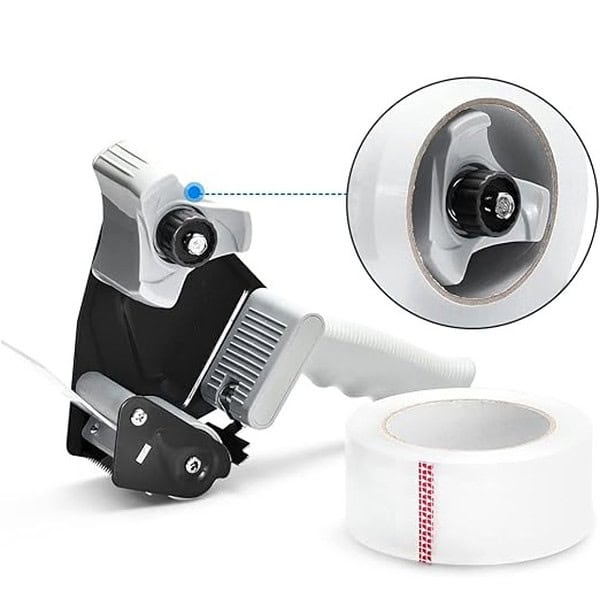 CLVJ Heavy Duty Metal Stainless Steel Blade Manual Tape Dispenser Cutter1 - LXINDIA.COM