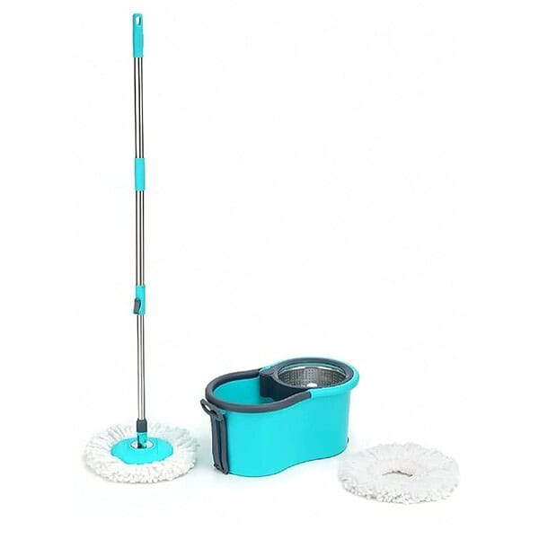 COSTEM Spin Mop with Wheels and Stainless Steel Wringer1 - LXINDIA.COM