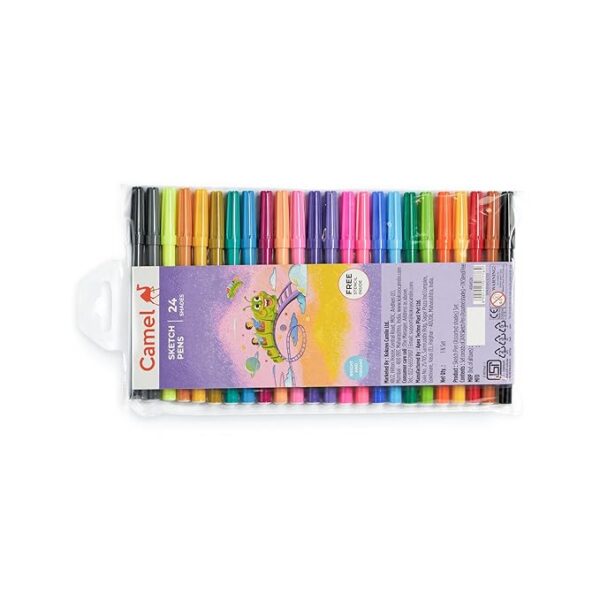 Camel Sketch Pens 24 Shades Pack of 2 - LXINDIA.COM