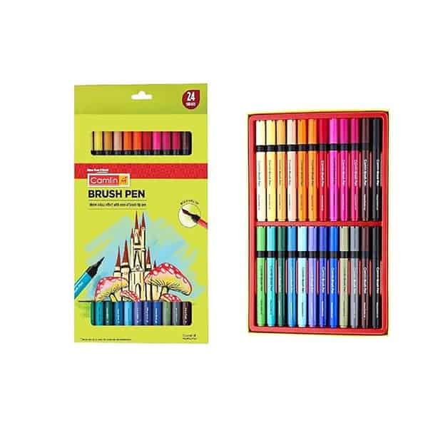 Camlin Brush Pens 24 Shades Set of 2 1 - LXINDIA.COM