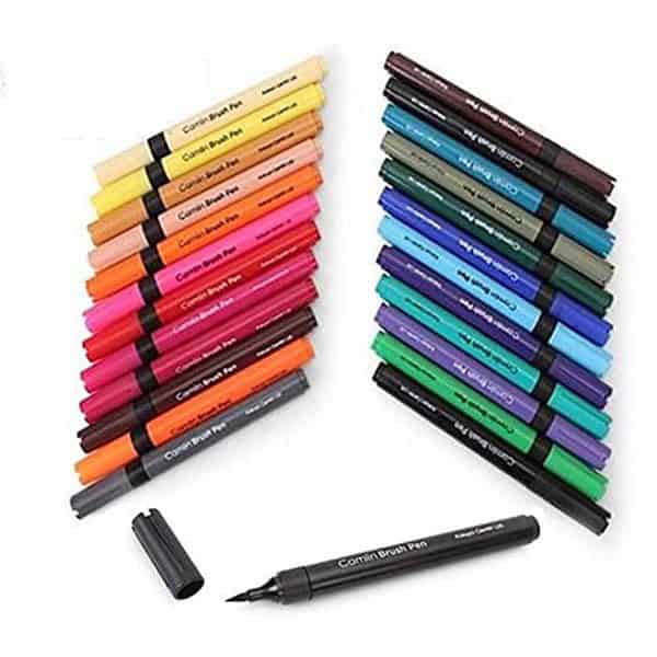 Camlin Brush Pens 24 Shades Set of 2 2 - LXINDIA.COM