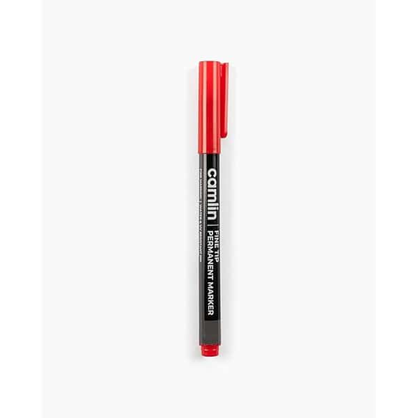 Camlin CD DVD Marker Pen Red 10 pcs Pack of 2 1 - LXINDIA.COM