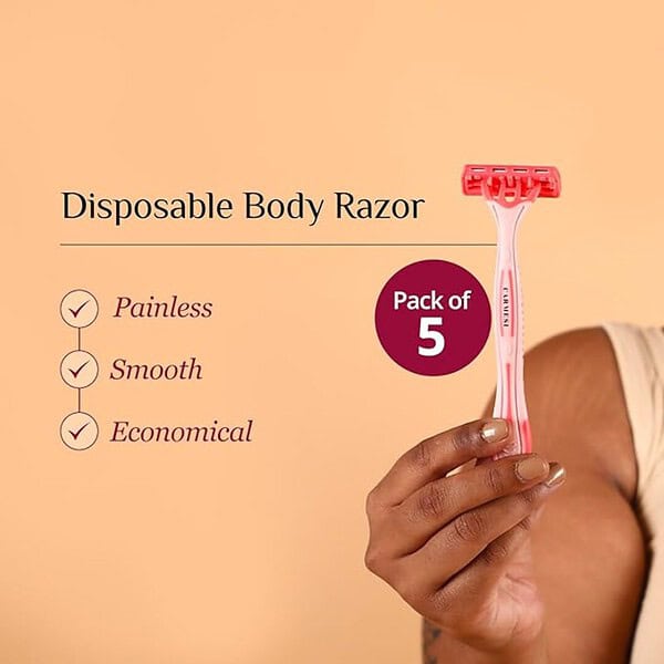 Carmesi Disposable Body Razors for Women Pack of 5 1 - LXINDIA.COM