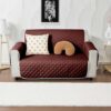 Cortina Polyester Fabric Reversible Quilted Sofa Cover - LXINDIA.COM