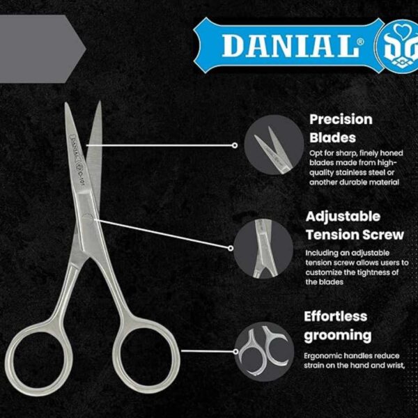 DANIAL 4.5 Inches Stainless Steel Hair Cutting Scissors2 - LXINDIA.COM