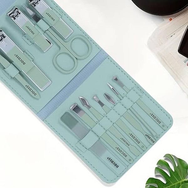 DOCOSS Manicure Kit For Women Nail Kit For Women Mint Green - LXINDIA.COM