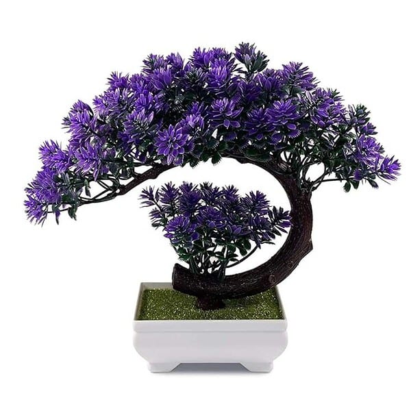 Dekorly Small Artificial Bonsai Tree Fake Plant Potted - LXINDIA.COM