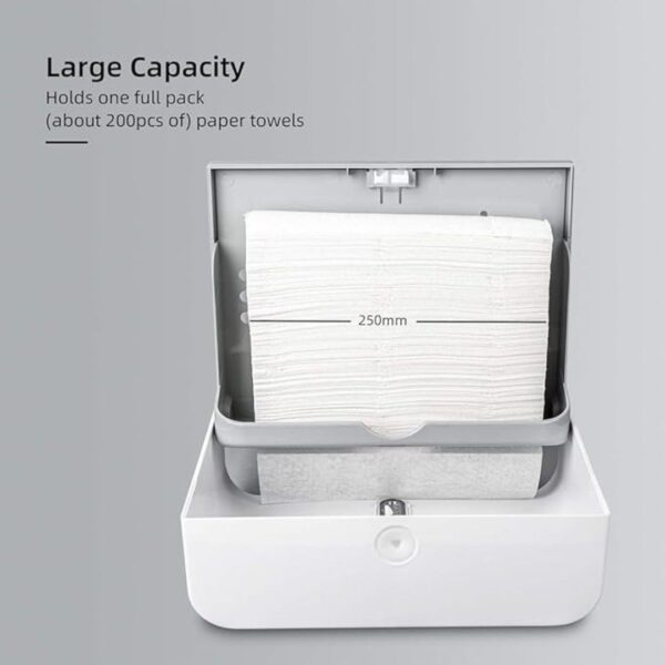 Dolphy Multifold Mini Hand Towel Paper Dispenser White - LXINDIA.COM