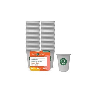 ECO SOUL 100 Count Biodegradable Paper Cups - LXINDIA.COM