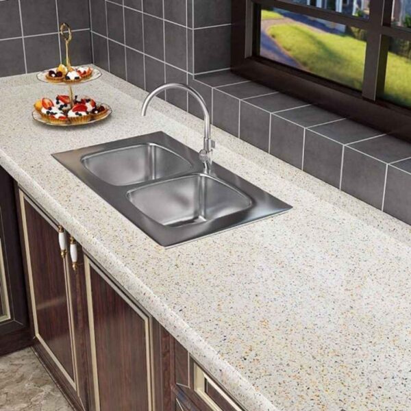 ELTON Granite Self Adhesive Waterproof Contact Film Wallpaper Glossy Gold Granite3 - LXINDIA.COM