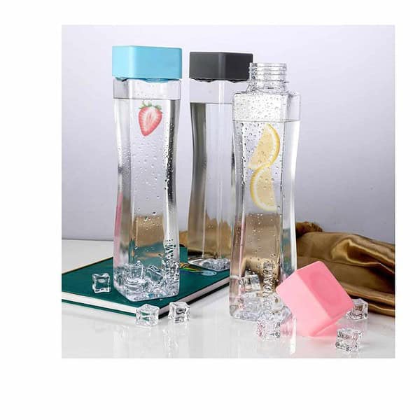 Ebbstone 850ml Pet square Water Bottle 3 Piece A - LXINDIA.COM