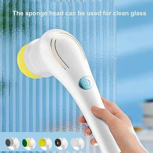 Electric Spin Scrubber KIRIKIT Cordless Spinning Clean brush 2 - LXINDIA.COM