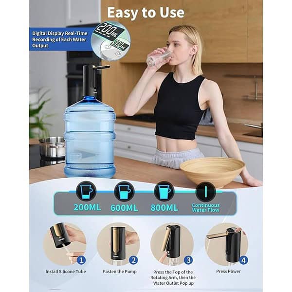 Eopora Automatic Water Dispenser Black2 - LXINDIA.COM