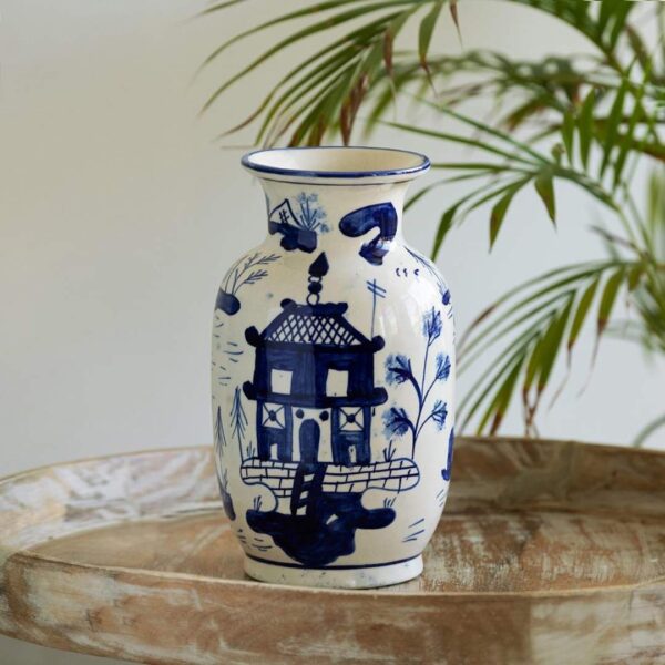 ExclusiveLane Japanese Hut Decorative Ceramic Vases 9.6 Inches - LXINDIA.COM