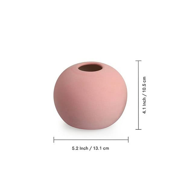 ExclusiveLane Spring Hues Decorative Ceramic Vases Set of 2 4.1 Inches1 - LXINDIA.COM