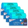 Ezee Blue Garbage Bags Smal 17 x 19 Inch 30 Pcs x Pack of 4 - LXINDIA.COM